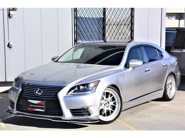 LS 460 バージョンC 黒革シート 社外21インチ HID