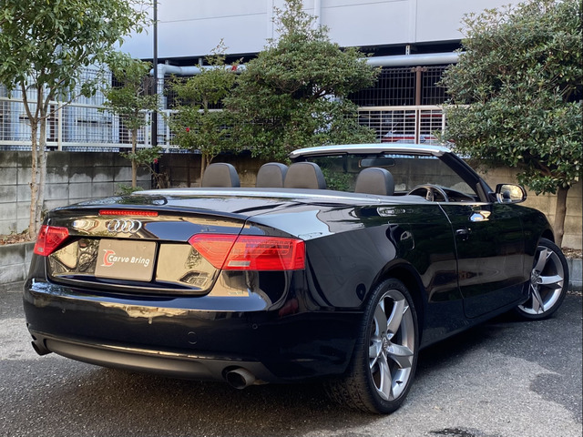 アウディ A5カブリオレ 2.0 TFSI クワトロ 4WD 赤幌 黒革HDD地デジB 