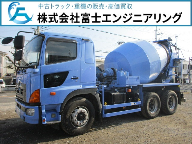プロフィア ミキサー車 ミキサー 新明和 14万キロ