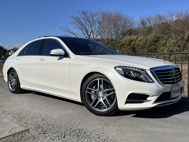 Sクラス S550 プラグインハイブリッド ロング 実走行24000㎞/黒革/AMGライン