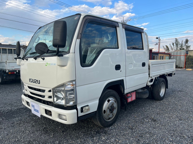 エルフ  パートタイム式4WDダブルキャブ2t積載