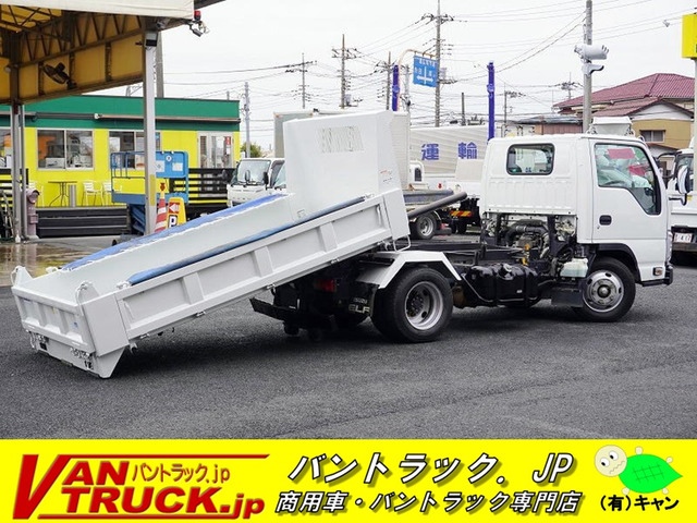 エルフ ローダー ダンプ 三方開 3トン 手動シート リアピン