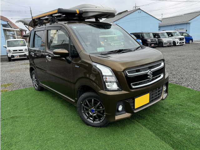 ワゴンRスティングレー ハイブリッド(HYBRID) T 4WD デュアルセンサーブレーキサポー...