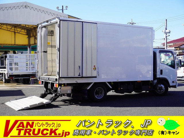 エルフ 冷蔵冷凍車 ワイドロング 低温 格納リフト 2トン