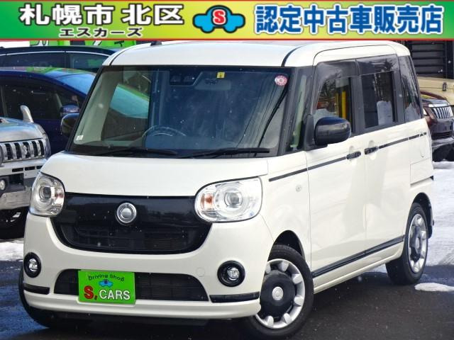 ムーヴキャンバス G ブラックアクセント リミテッド SAIII 4WD 本州仕入 保証1年 地...