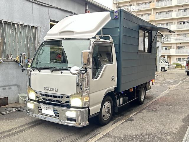 いすゞ エルフ 特殊車両 事務室登録 切替4WD AT の中古車詳細
