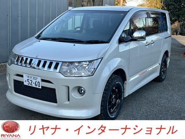 デリカD:5 2.4 ローデスト G パワーパッケージ 4WD 両面パワスラ 9インチアルパインナビ