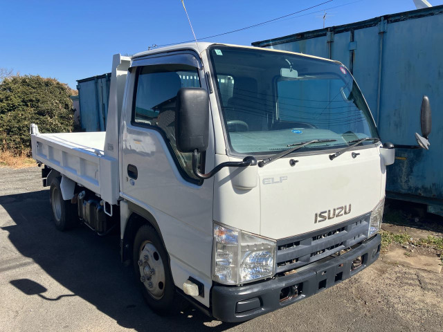エルフ  2t ダンプ 車検 オイル交換付