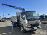 キャンター  車検付き!タダノ 4段クレーン平ボディ