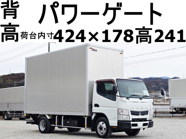 キャンター アルミバン 背高アルミバン標準キャブロング跳上パワ