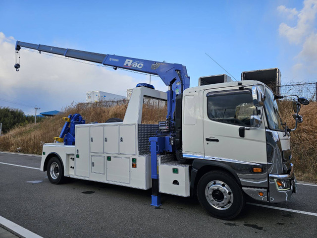 日野 レンジャー クレーン センチュリーレッカー車 タダノ製4段