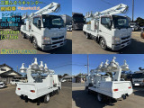 キャンター  発電機付ドラレコ全低床照明車