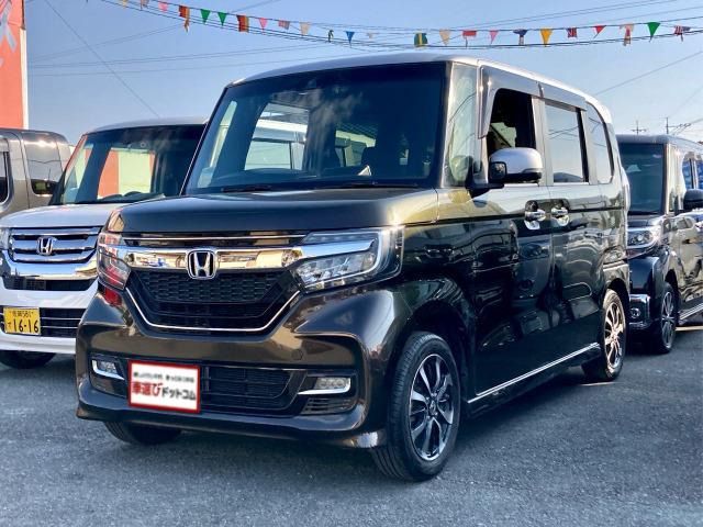 N-BOXカスタム G L ホンダセンシング ☆ツートン☆ETC☆両側電スラ☆
