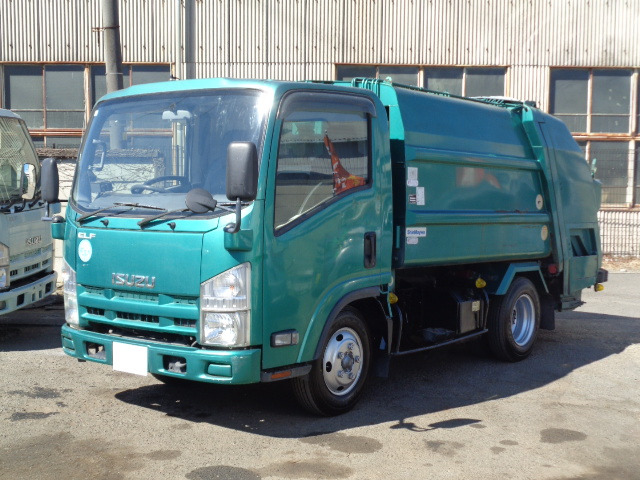 エルフ 塵芥車 2t積 新明和製プレスパッカー4.2立米