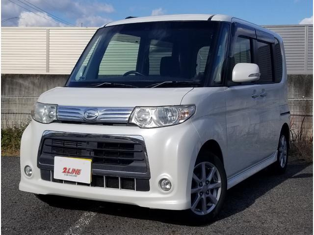 タントカスタム X 禁煙車 左電動スライドドア キセノンヘッドライト オートエアコン