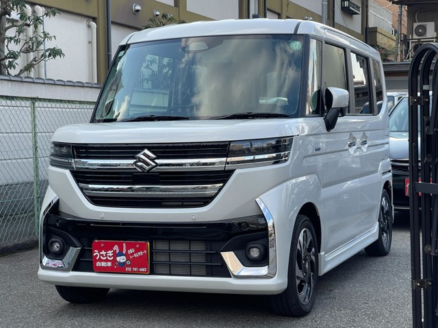 スペーシアカスタム  カスタム ハイブリッド XSターボ 8インチナビTV