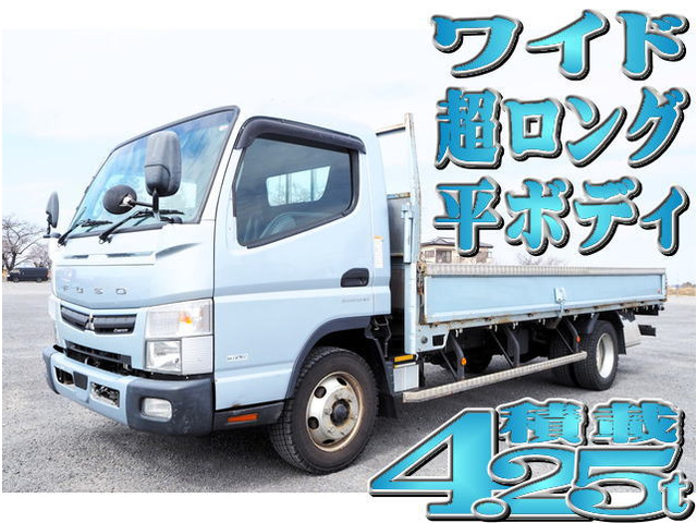 キャンター  積載4.25t ワイド超ロング 平ボディ