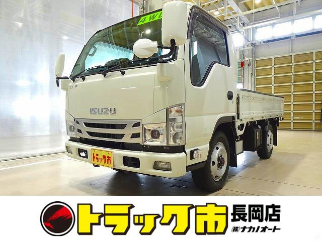 エルフ 3.0 フルフラットロー ディーゼル 4WD 1.55t Sタイヤ 平ボデー