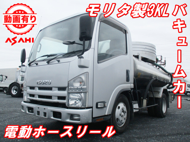 エルフ  モリタ製3KLバキュームカー
