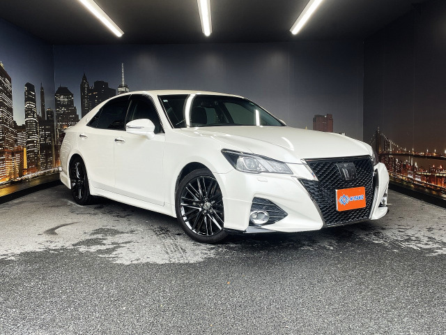 クラウンアスリート 2.0 G-T 後期型 黒本革 純正ナビ レーダークルー