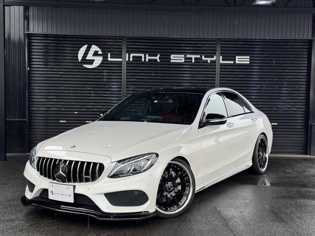 Cクラス C200 アバンギャルド AMGライン 正規ディーラー車 右H 純正ナビ