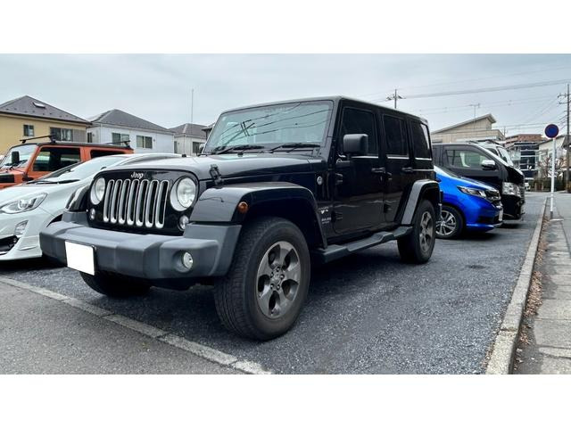 ラングラー アンリミテッド サハラ 3.6L 4WD クルコン オートエアコン 本革