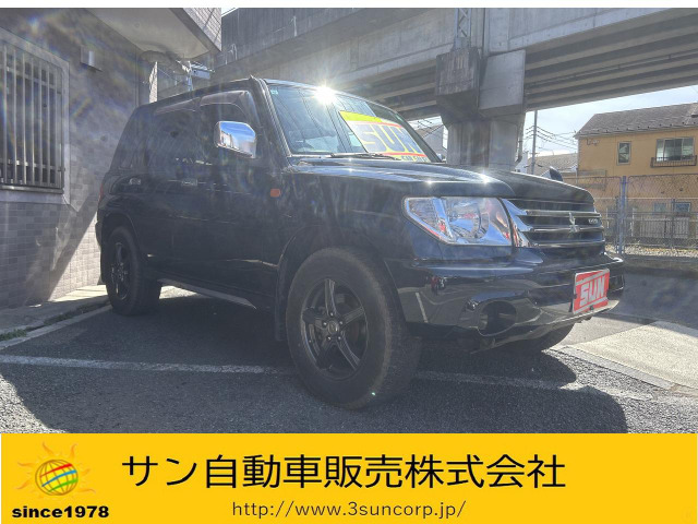 パジェロイオ 2.0 パールパッケージ DVDナビエディション 4WD ブルートゥースTVナビ ...