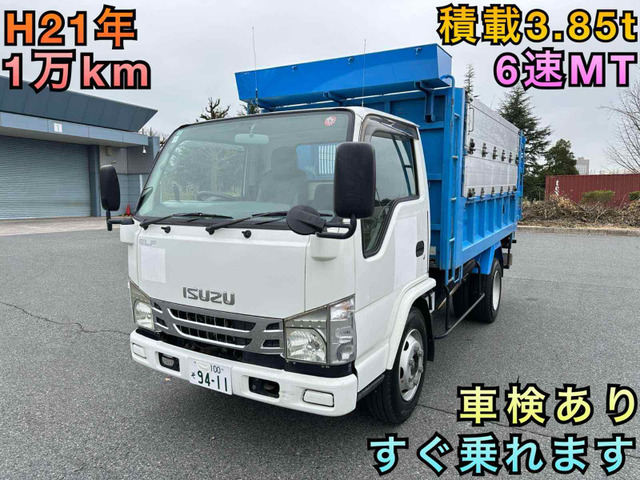 エルフ 3.0 強化ダンプ ロング 高床 ディーゼル 土砂禁ダンプ ETC 車検あり