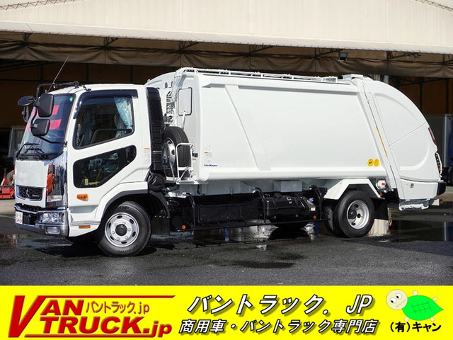 ファイター 塵芥車 プレス式 10.2立米 新明和 連続動作