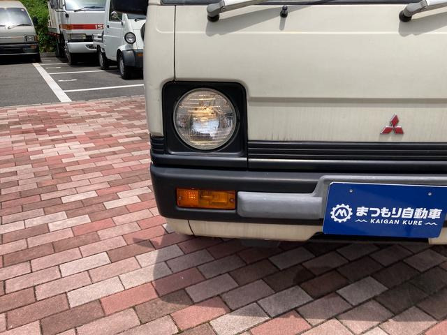 三菱 ミニキャブトラック 4速MT 作業灯 荷台マット付き 三方開 の中古