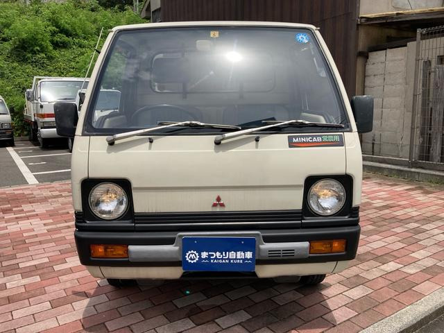 三菱 ミニキャブトラック 4速MT 作業灯 荷台マット付き 三方開 の中古