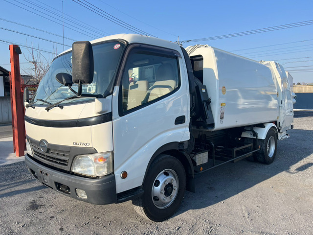 デュトロ 塵芥車 プレス式パッカー極東製6.6立米2.8t