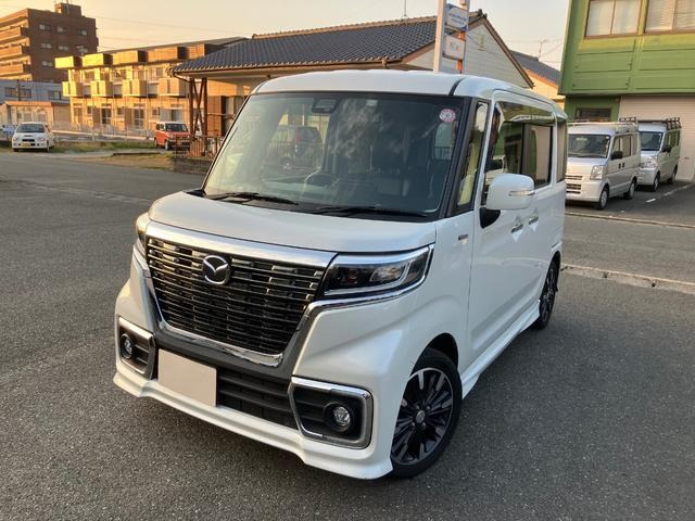 フレアワゴン カスタムスタイル ハイブリッド XT 純正ナビ フルセグTV 両側パワスラ