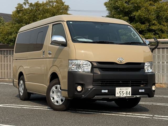 ハイエースバン 2.7 スーパーGL ワイド ロング ミドルルーフ 4WD アースカラー ナビ ...
