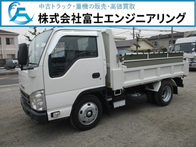 エルフ  3tダンプ 極東 全低床
