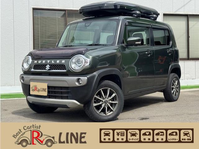 ハスラー X ターボ 4WD☆リフトアップ車☆ルーフBOX