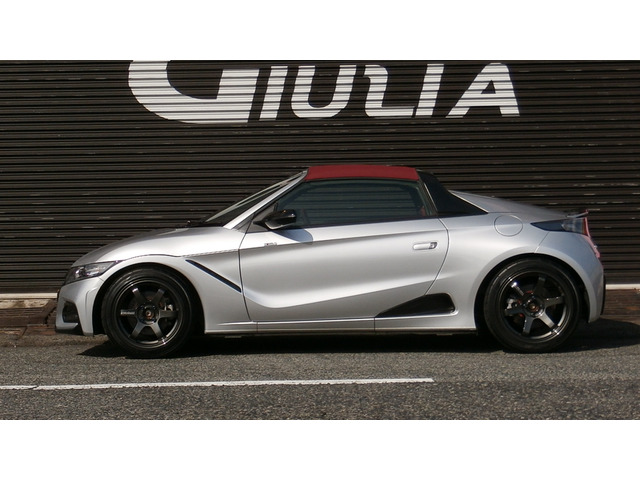 S660 モデューロX versionZ 車高調 ホンダ S660 モデューロX 車高調 14&15アルミ HKSマフラー の