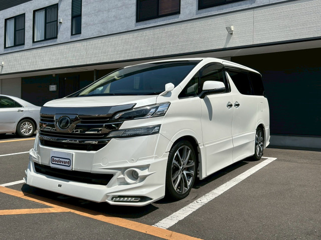 ヴェルファイア 2.5 X サンルーフ TRDエアロ・AW 後席モニ