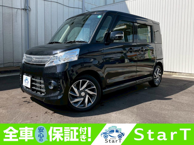 スペーシアカスタム TS レーダーブレーキサポート 4WD 走行距離1万㎞台/レーダーブレ...