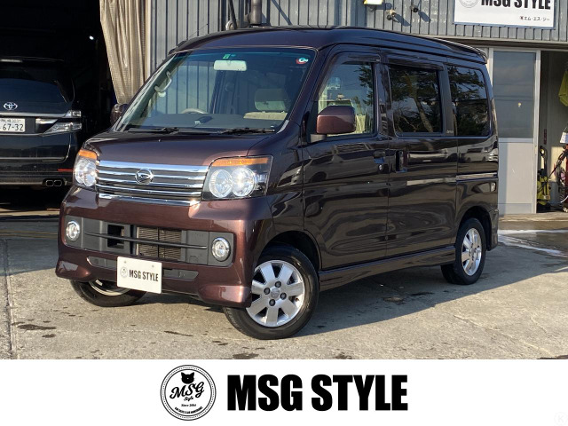アトレーワゴン カスタムターボ RS 4WD ETC SDナビ BTオーディオ
