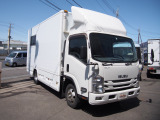 エルフ 3.0 フルフラットロー ディーゼル 事務室車 移動金融車 4WD 8ナンバー
