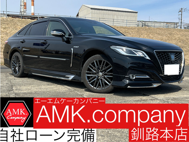 クラウン ハイブリッド 2.5 S Four Cパッケージ 4WD 4WD 純正ナビ 全方位カメラ CD D