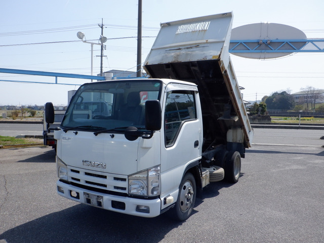 エルフ  全低床2tダンプ 5MT 3ペダル