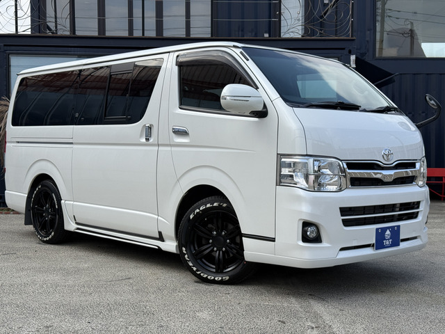 ハイエースバン 3.0 スーパーGL ロング ディーゼル 4WD 永年2年車検化へ構造変更可能!