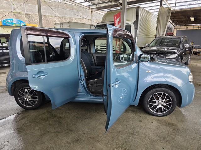 日産 キューブ 1.5 15X インディゴプラスプラズマ アッシュブルー 社外