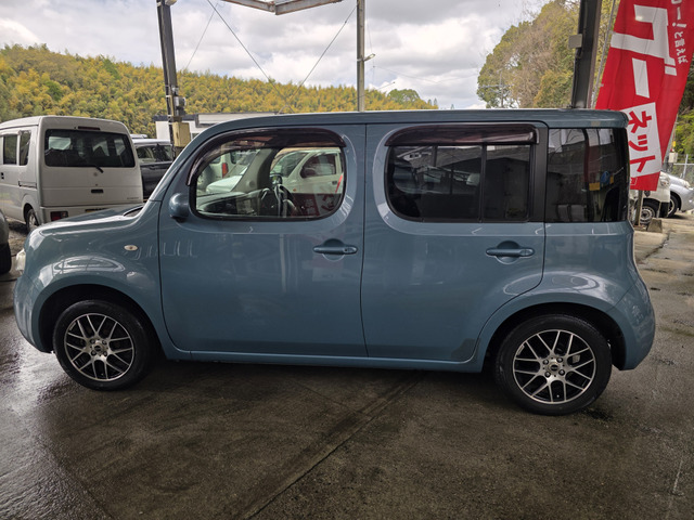 日産 キューブ 1.5 15X インディゴプラスプラズマ アッシュブルー 社外