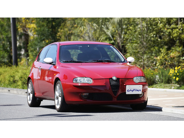 アルファ1472.0 ツインスパーク セレスピード限定車ロッソモデナ左ハン3ドア 整備多数