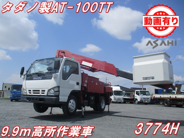 エルフ 高所作業車 タダノ9.9m高所作業車AT-100TT
