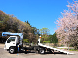 エルフ 車載車 3段 クレーン付きセーフティーローダー