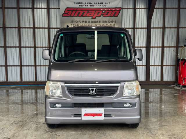 ホンダ バモス L ターボ ローダウン 4速AT キーレス 純正アルミ ETC の